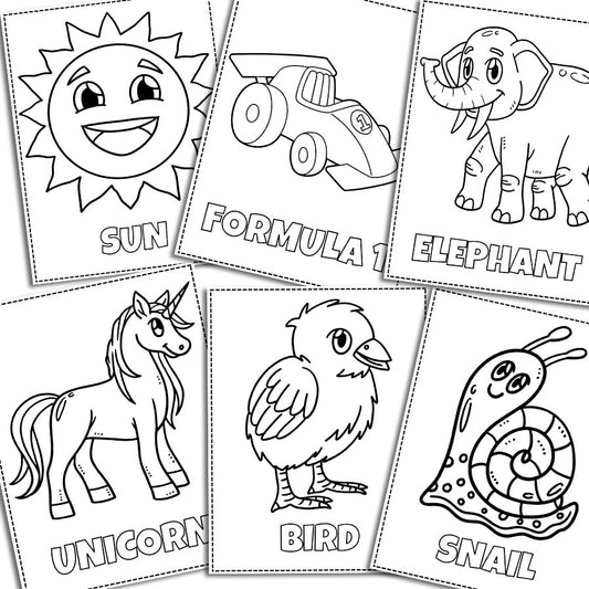 80 Printable Coloring Pages For Kids, Toddlers, Preschoolers